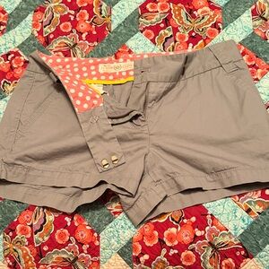 JCrew Women's Gray Chino Shorts